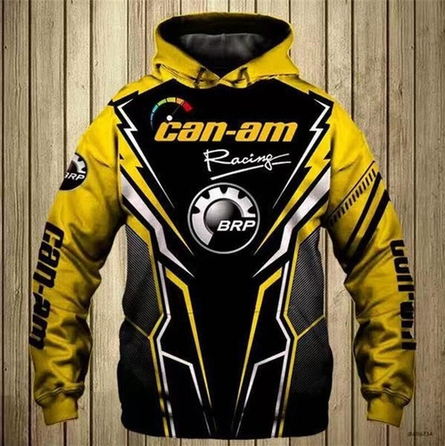 Sudadera Con Capucha 2023 Men's Brp Can-am Team 3d Print