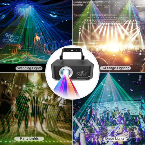 Noche De Animación De Luces De Escenario, Espectáculo Decora