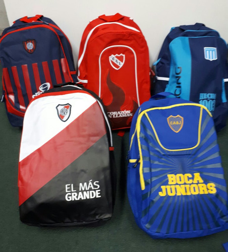 Mochila De Boca Juniors Original Adultos