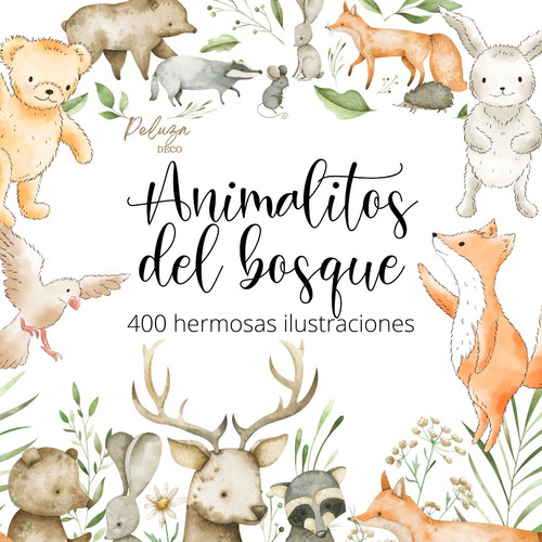 Animalitos Del Bosque Nórdicos Cliparts Png Imprimible