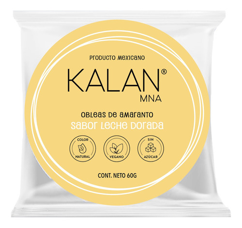 Kalan Oblea Sabor Leche Dorada