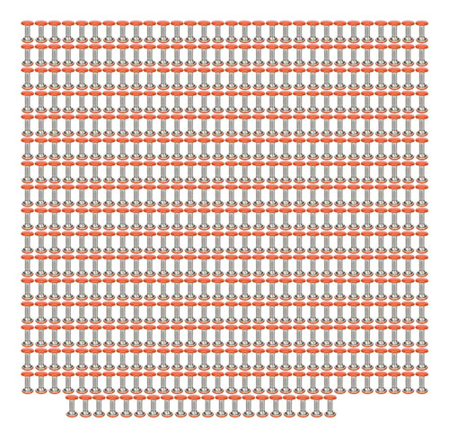 500 Juegos De Remaches De Cuero, Clavos Metálicos De Hierro