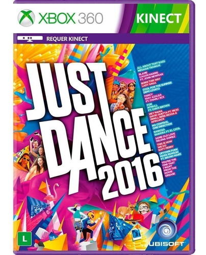 Just Dance 2016 Xbox 360 Sem Encarte Usado Midia Fisica
