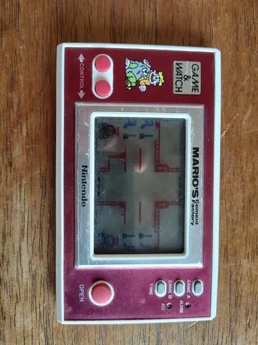 Mario Cement Factory Game Watch Nintendo Mini Game. | MercadoLivre