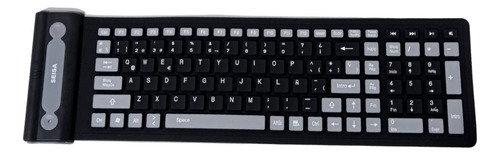 Teclado Bluetooth Flexible Silicona 107 Teclas Seisa Celular