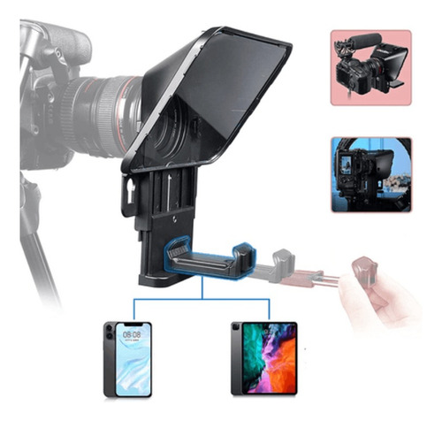 Teleprompter Portátil 11' Desview T3 - Celular Tablet Câmera