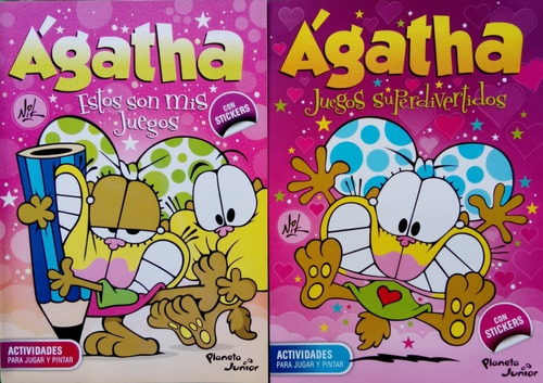 Agatha Nik Actividades Para Jugar Y Pintar Pack X 2