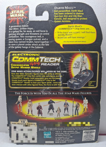 Hasbro Star Wars Episode I Darthmaul Double Bladedlightsaber (Usado)