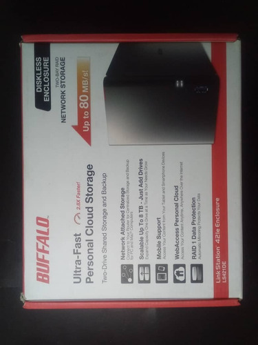 Imagen 2 de 9 de Servidor Nas, Marca: Buffalo, Modelo: Link Station 421e Enc