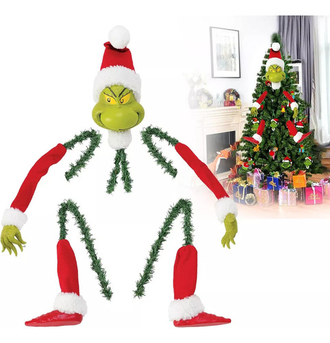 . Grinch Figuras Decoracion Navideña De Navidad De Árbol