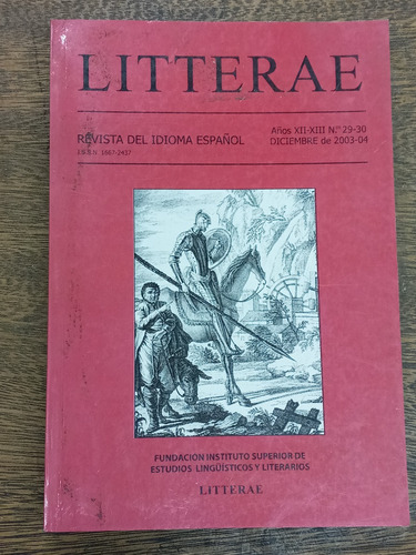 Litterae Nº 29 * Diciembre 2003 * Idioma Español *