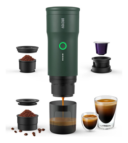 Máquina Eléctrica Portátil De Café Expreso 20 Bares 12 V Via