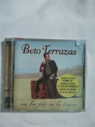 Con Los Pies En La Tierra Beto Terrazas Cd Original Nuevo