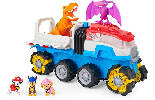 , Vehículo Motorizado Dino Patroller Con 3 Figuras De ...