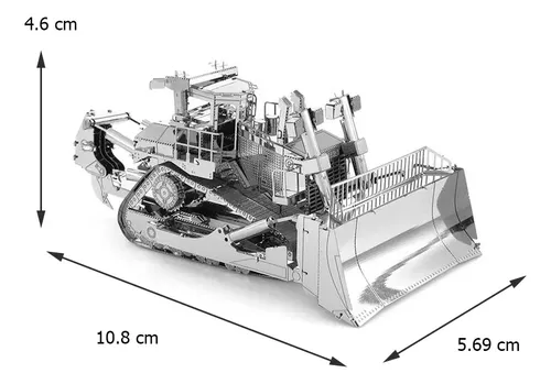 Rompecabezas Metálico 3d, Modelo De Excavadora Para Armar | Cuotas