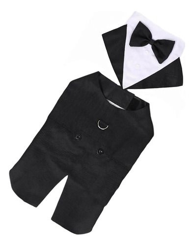 Perro Esmoquin Traje De Perro Y Bandana Conjunto Halloween
