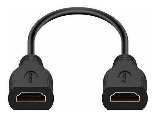 Cable De Extensión Hdmi 4k De 1 Pie Hembra A Hembra, Anbear 