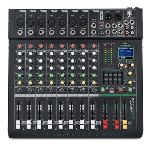 Winmix Mx9 Mezcladora Tarjeta Audio Effects 9 Canales Mixer