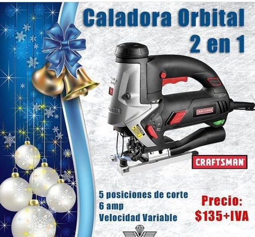 Sierra Caladora Orbital 2 En 1 Crasftman