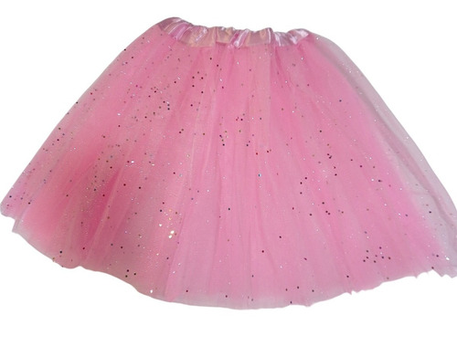 Tutu Halloween Varios Colores Con Glitter  En Tul