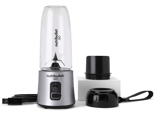 Nutribullet Go Licuadora Inalámbrica Portátil Usb Plata