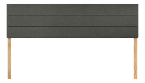 Cabecera King Size Dotico Raya Horizontal 3 En 1 Moderna Color Oxford