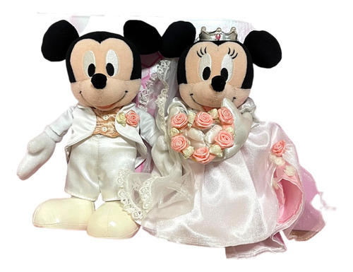 Peluche De Mickey Y Minnie Matrimonio Importado