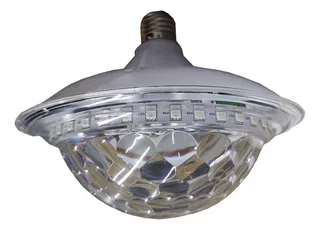 Foco Party Bocina Bluetooth Y Usb Multicolor E27 Music95 Luz Rgb Multicolor