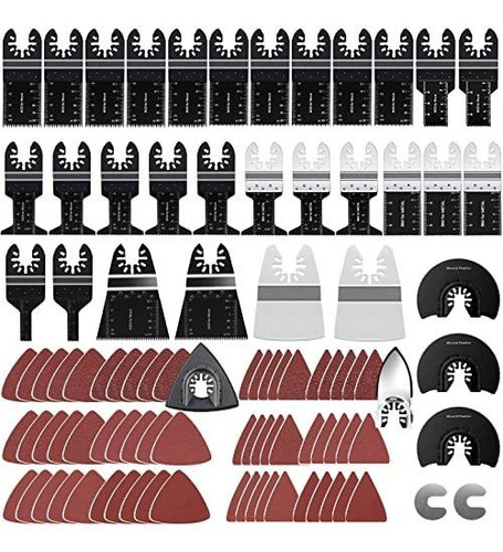 Connoo - Juego De 96 Hojas De Sierra Oscilantes, Cuchillas D