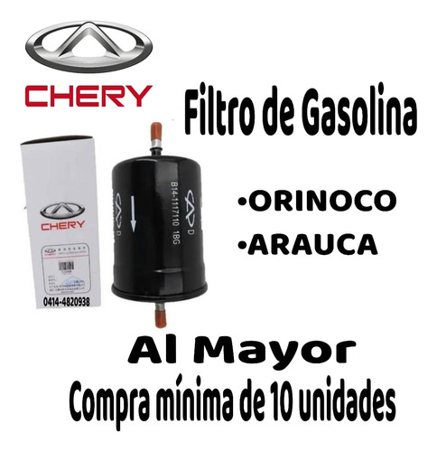 Filtros De Gasolina Chery Arauca Al Mayor A Partir 10 Piezas