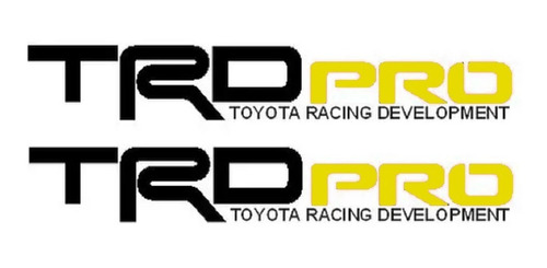 Stickers Calcomanias Para Toyota Trd Pro Batea Pick Up 2p
