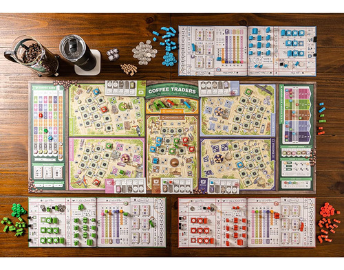 Capstone Games: Coffee Traders - Juego De Mesa De Estrategia