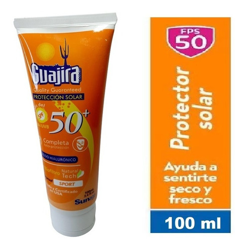 Protector Solar Crema Be Beauty Care De 100ml Con Spf 50 