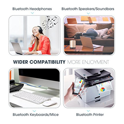 Adaptador Usb Bluetooth Para Ordenador Portatil Audifono 7