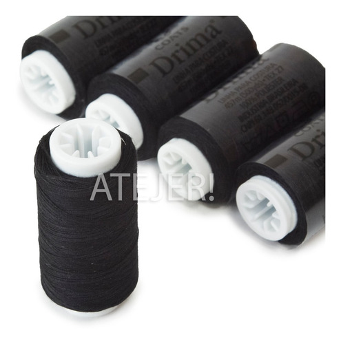 Imagen 2 de 2 de Hilo De Poliester Drima X405 5 Bobinas De 457 Metros C/u