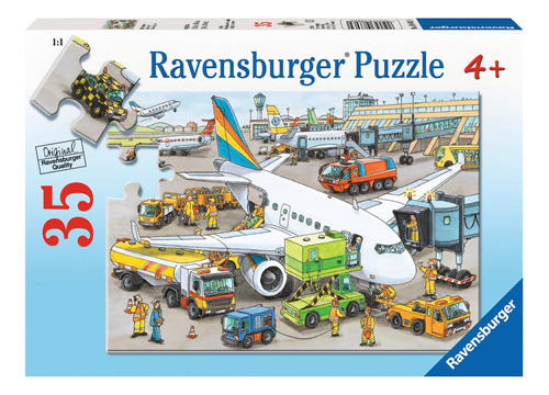 Ravensburger Busy Airport - Rompecabezas De 35 Piezas Para .