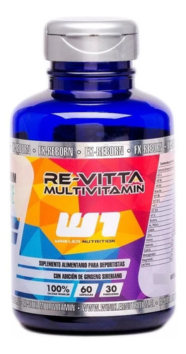 Multi Vitamínico Re - Vitta 1 Fco 60 Cap Winkler. Todo Chile