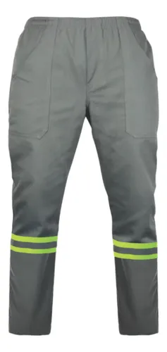 comprar Calça De Brim Uniforme Profissional Com Faixa Refletiva
