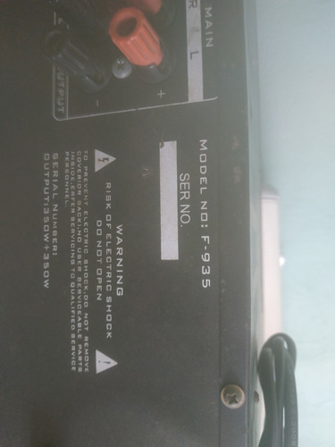 Imagen 3 de 7 de Amplificador-planta Kdy 700watts