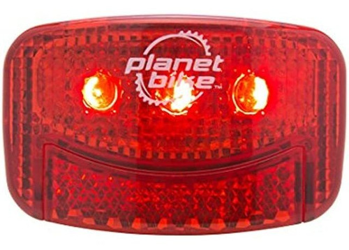 Planet Bike Blinky  3h 3-led Luz Trasera Con Soporte Para C