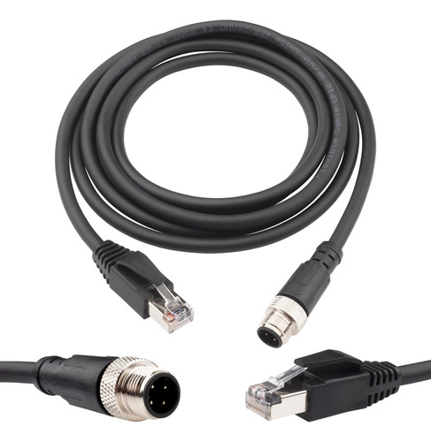 Lonlonty Cable Ethernet Industrial M12 A Rj45, Sistemas De A