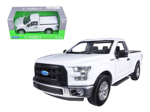 1/24 2015 Ford F-150 Blanca Pick Up Welly Color Blanco