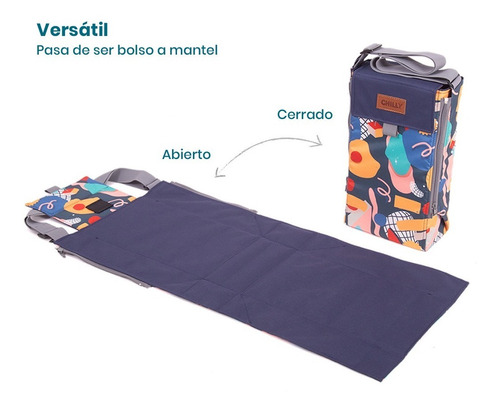 Imagen 3 de 10 de Bolso Matero Desplegable Diseño Aquiles Chilly