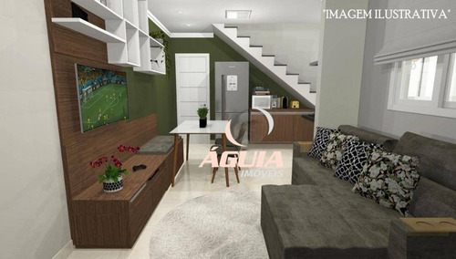 Imagem 2 de 18 de Cobertura Com 2 Dormitórios À Venda, 52 M² Por R$ 400.000,00 - Vila Eldízia - Santo André/sp - Co0829