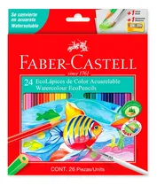 Comprar Lápices Color Faber Acuarelables Eco Lapices X24 Unidades 
