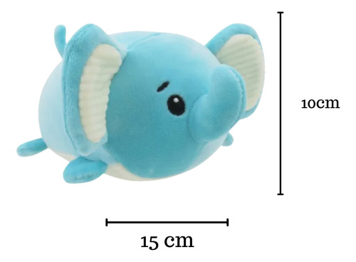 Mini Peluche Animales Kawaii 15cm Smoochy Pals Suaves Regalo Elefante