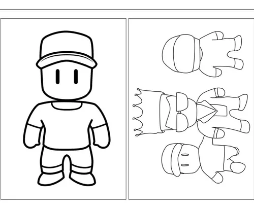 KIT 20 DESENHOS ROBLOX PARA COLORIR PINTAR EM FOLHA SULFITE A4