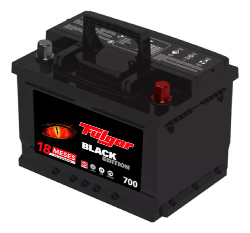 Batería Fulgor Black Edition 36fp-700