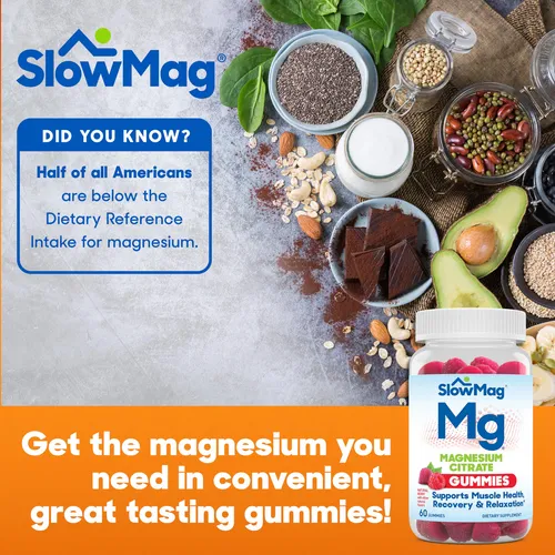 Gomitas De Citrato De Magnesio Slowmag Apoyan Los Músculos E