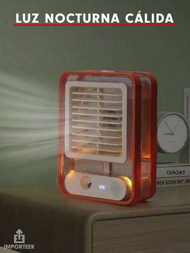 20pz Ventilador Humidificador Lampara Led Escritorio Recarga
